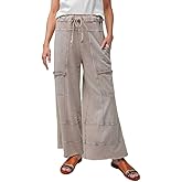 Easel Mineral Wash Knit Cargo Pants Plus Mushroom / 1XL