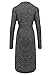 Hybrid & Company Womens Casual Open Front Drape Cardigan KSKW31127X BLACK 2X