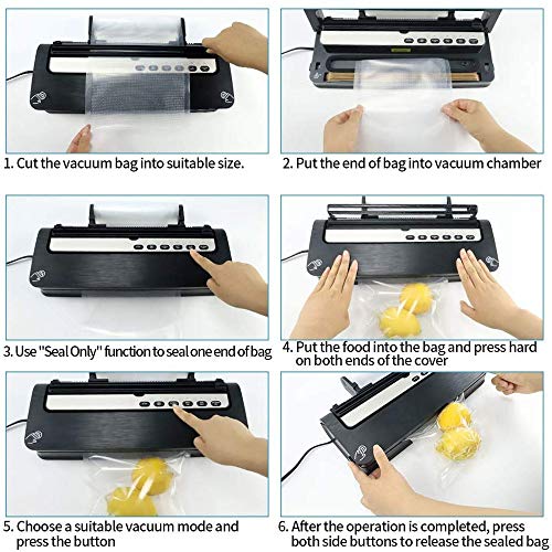 vakuumiergerät Vakuumierer Maschine, automatische / manuelle Fresh Food-Versiegelungen Verpackungsmaschinen, Obst… – Bild 8