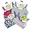 Hanes Girl's Crop Top Bralette Cotton Spandex Training Bra - Pack of 8