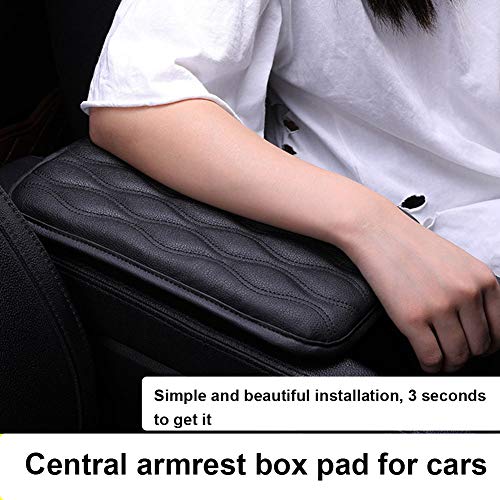 Mioloe Auto Center Console Pad,Universal Center Console Cover, Auto Armrest Cover, Car Armrest Seat Box Cover, Waterproof Armrest Cover, Fit for Most Vehicle, for SUV,Truck,Car