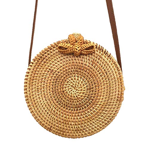 circle weave bag