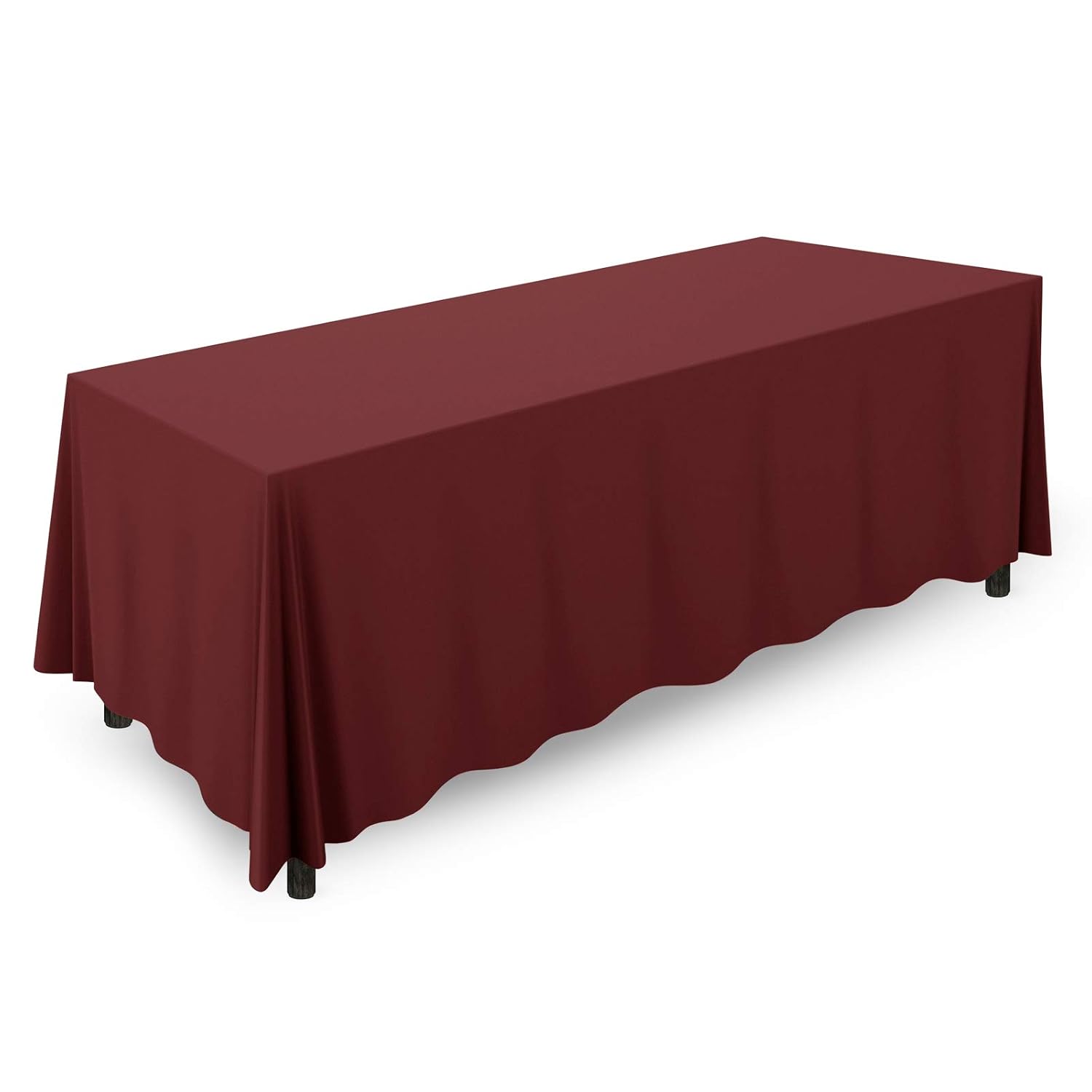Best table cloth burgundy rectangle