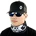 Hoo-Rag Gunslinger Skull Neck Gaiter Skeleton Face Mask - Wear it 10+ Ways