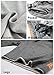 BROKIG Mens Bodybuilding Gym Workout Running Cotton Shorts Cut Off Edge (Large, Gray)