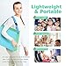 Hoomall Dining Booster Seat Chair Heightening Cushion Portable Booster Seat Cushion Double Straps Washable Thick Chair Increasing Cushion for Baby Toddler Kids