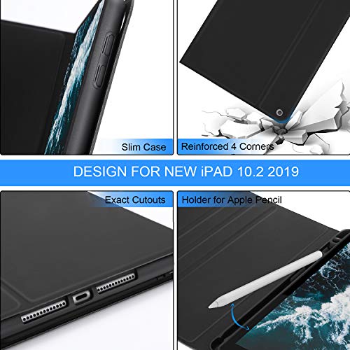 Jelly Comb Backlit Keyboard Case for iPad 10.2 2019(7th. Gen)/iPad Air