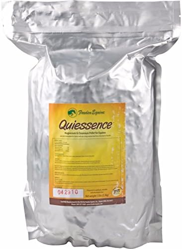 Foxden Equine Quiessence 5 lb Banana Flavored Magnesium Pellets Founder Calming Sore Muscle Supplement