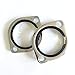 Chrome Exhaust Flange Kits For Harley 1984-present Big Twin with Tapered Gaskets