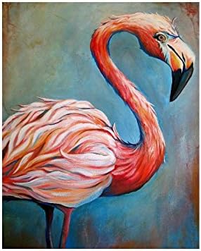 Pink Flamingos Custom Collage Poster Paper Print Wall Art Living Room Home Office Decor 16" x 20"