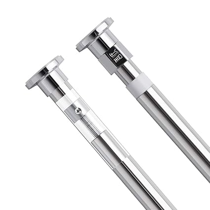 Bathroom 304 Stainless Steel Telescopic Shower Rod Extendable