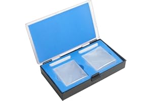 50mm Quartz Cuvette Set of 2 for 751722 Spectrophotometer with Slip Resistant Frosted Grip