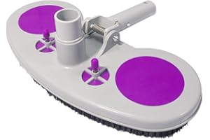 katikies Head,Pool Vacuum Head,Vacuum Attachment,Pool Cleaner Head,for Vinyl Liner,Above Ground Pools… (13" Vacuum Head - Pink)