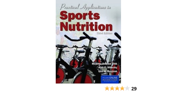 Practical Applications In Sports Nutrition 9781449646431 Medicine Health Science Books 