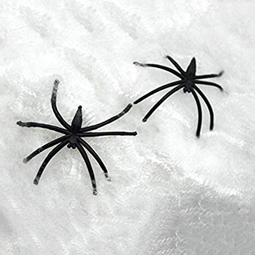 Halloween Decorations Spider Web, Stretch Cobwebs for Halloween Indoor/Outdoor Decoration 1000sqft with 60 Fake Spiders