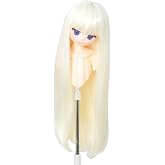 Tzncos Just 1pc Wig fit for 8-9 inch Head Dolls Long Straight 1/3 BJD Wigs MSD DOD Pullip Dollfie Hair (Blonde)