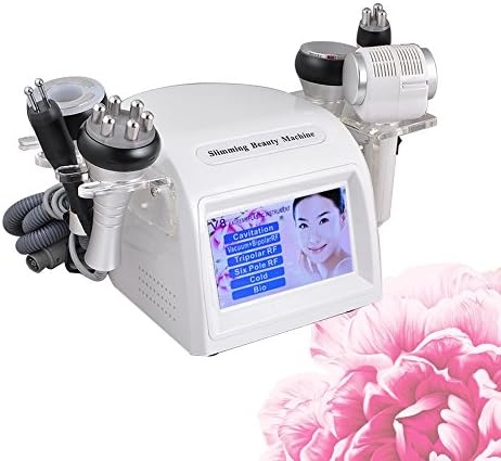 Fat Removal Machine,Angelwill 40K Cavitation Vacuum Body Slim MachineAnti-aging Multipolar Tripolar RF BIO Hot and Hammmer 8 in1