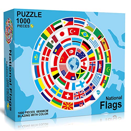 Jigsaw Puzzles 1000 Pieces, Round Puzzles for Adults and Couples, Gift