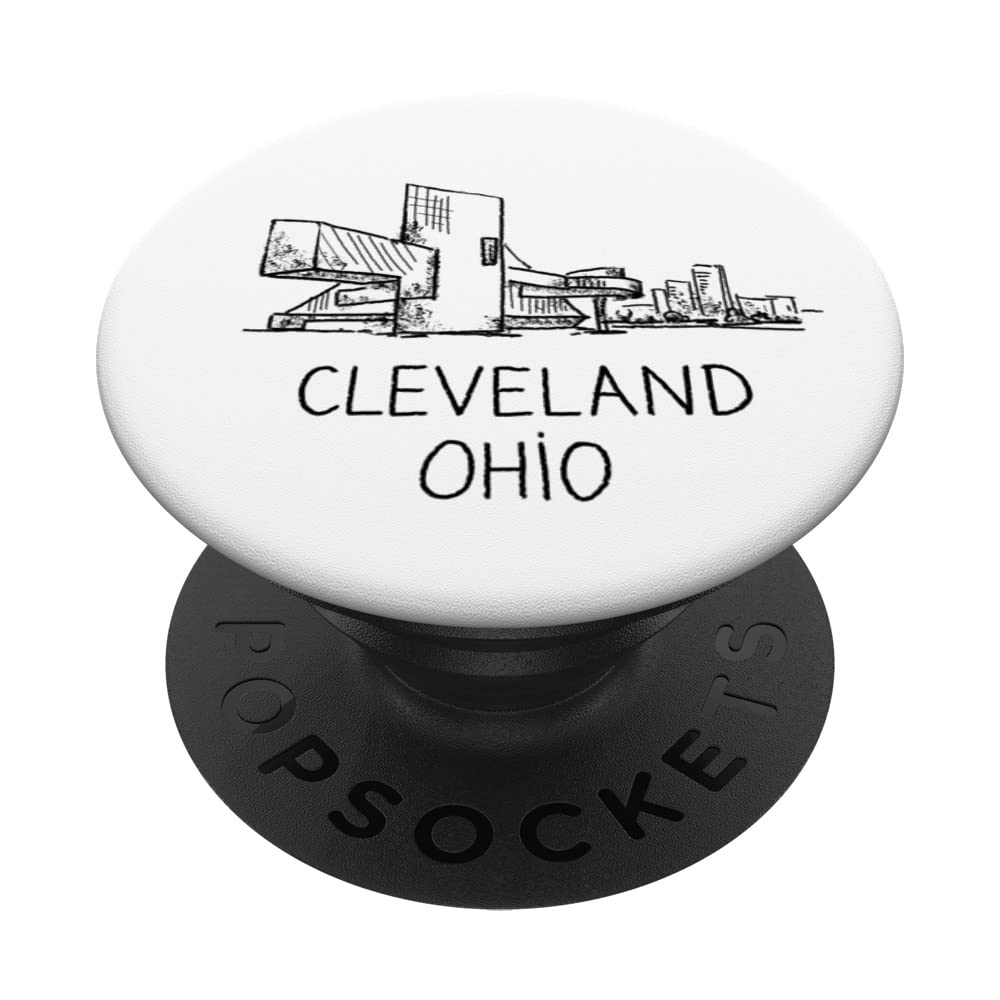 Cleveland City Ohio souvenir gift for men women PopSockets Swappable PopGrip