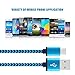 USB Micro Cable, AILIKN (5- Pack 6FT) Android Charging Cords Nylon Braided Extension Cord Compatible with Samsung Galaxy S7 S6 J7 Edge Note 5, Kindle MP3 and More