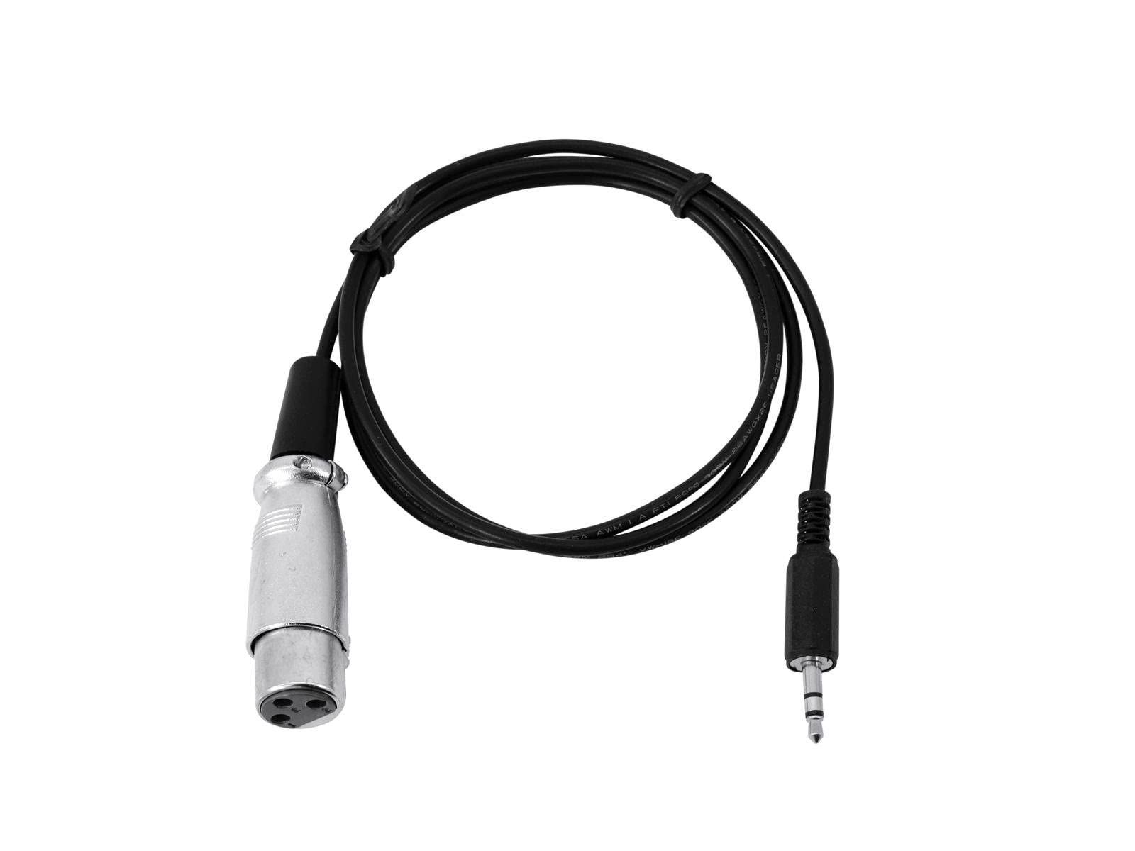 Eurolite DMX Adapter Out Jack 3.5/XLR 1 m DMX Adapter Cable for PST-3