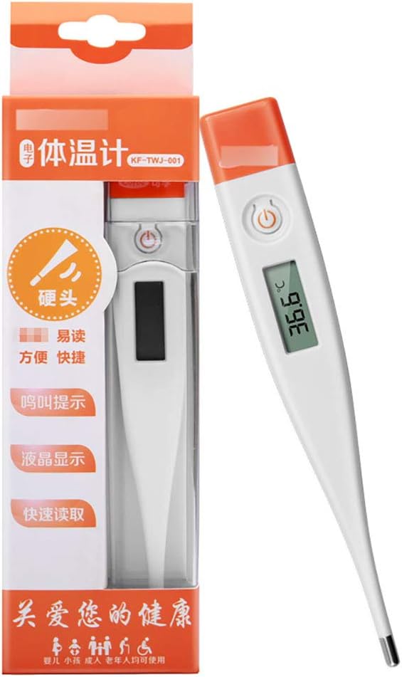 Digital Medical Thermometer - Fast Readings - Baby Rectal Thermometer - Oral Thermometer - with Fever Detection Electronic Thermometer Home Medical Precision Thermometer Adult Child Infant