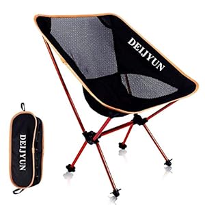 DEIJYUN アウトドア チェア キャンプ 椅子 コンパクトチェア 丈夫アルミ合金&軽量 コンパクト