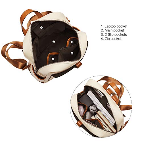 bostanten leather laptop backpack