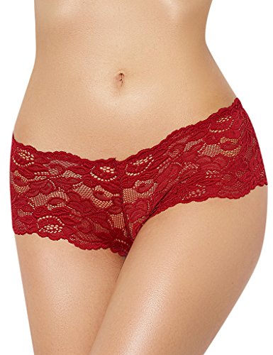 ohyeahlady-Mutande-Donna-Sexy-in-Pizzo-Trasparente-Floreale-a-Vita-Bassa-Culotte-Perizoma-Taglie-Forti-Lingerie-Biancheria-Intima-Pacco-da-3-Pacco-da-6