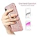 VEGO Case for Apple XS Max iPhone 6.5 inch,Glitter Case Bling Diamond Rhinestone with Kickstand Ring Grip for Girls Women Case for iPhone XS Max (Rosegold 6.5 inch)