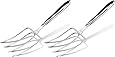 All-Clad T167 Stainless Steel Turkey Forks Set, 2-Piece, Silver -