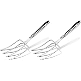 All-Clad T167 Stainless Steel Turkey Forks Set, 2-Piece, Silver -