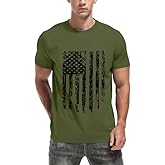 NEWKA Mens American Flag Shirt USA Air Force Tshirts Patriotic 4th of July T-Shirt Memorial Day Tee Tops