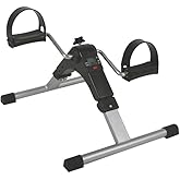 Medline Lightweight Pedal Exerciser with Digital Display, Compact Mini Exercise Bike for Low Impact Workout, Pack of 2