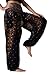 B BANGKOK PANTS Women's Harem Bohemian Hippie Yoga Pajamas Pants Boho Clothing (Black Peacock, 16-20 Plus)