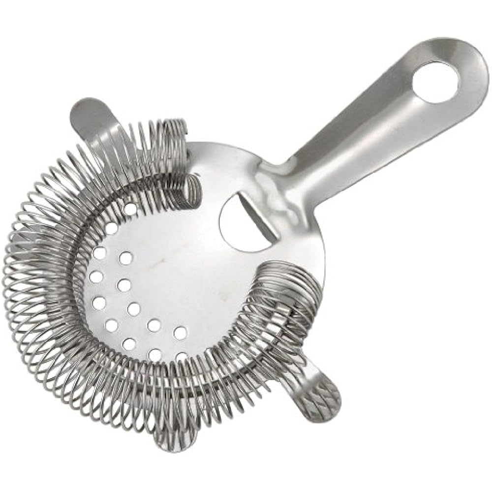 Stainless Steel 4Prong Bar Strainer Cocktail Kitchen & Dining eBay