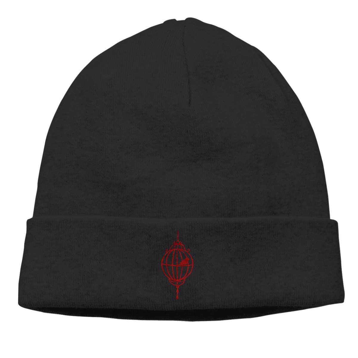 Jewelry Red Bird Cage Skull Cap Beanie 