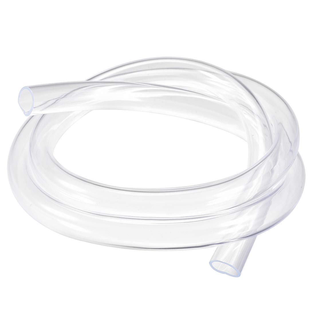 sourcing map PVC Hose Tube, 16mm(0.62") ID x 20mm(0.78") OD 1.5m/4.9ft Clear Vinyl Tubing, Plastic Flexible Water Pipe
