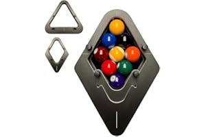 Professional Pool Ball Billiard Rack Precision Engineered, Eliminates Gaps Racks, 8 & 9 Ball Pro Diamond Triangle Pool Ball R