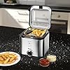 Swan-15-litre-Stainless-Steel-Fryer-with-Viewing-Window-Easy-Clean-and-Adjustable-Temperature-Control-900-W-Silver-SD6060N Swan 1.5 litre Stainless Steel Fryer with Viewing Window, Easy Clean and Adjustable Temperature Control - 900 W, Silver…