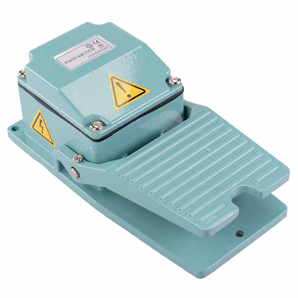 Aluminium IP65 Momentary Foot Switch SPDT 15A 250VAC Industrial Equipment Electronics Electrical