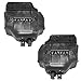 Brock Replacement Driver and Passenger Set Fog Lights Compatible with 2004-2006 Silverado Avalanche Pickup Truck 15791433 15791434
