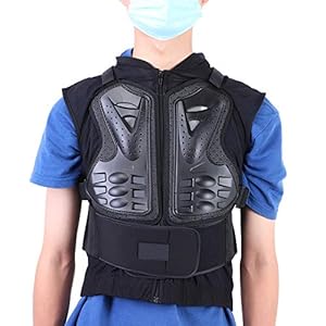 Demeras Mouwloze borstbeschermingsfolie beschermende uitrusting fietsaccessoires voor motorfietsen voor rolschaatsen…