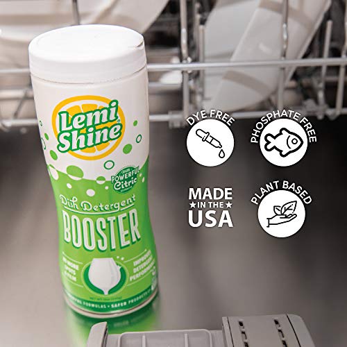 Lemi Shine Dish Detergent Booster, Hard Water Stain Remover, MultiUse