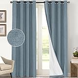 Primitive Textured Linen 100% Blackout Curtains for