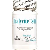 Dialyvite 800 Multi-Vitamin Supplement for Dialysis Patients, 180 Tablets