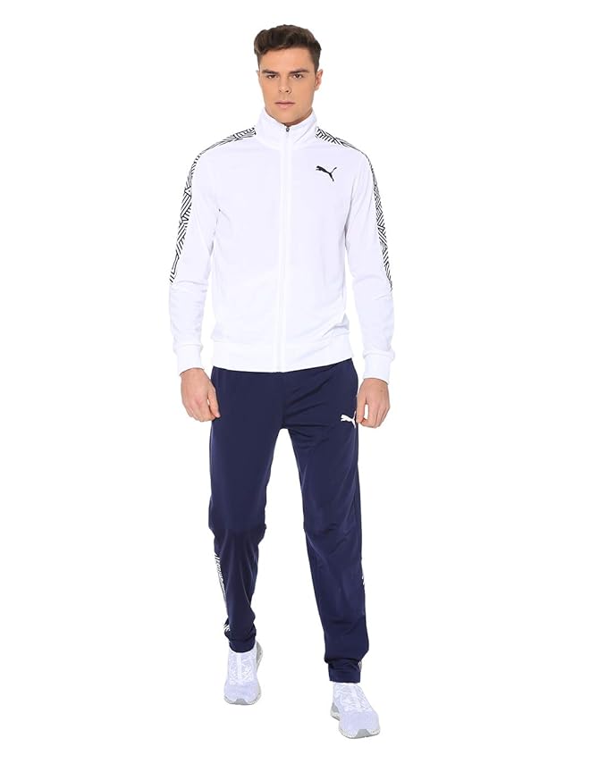 Puma Techstripe Graphic Tricot Herren Trainingsanzug