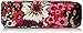 Vera Bradley Women's Cotton Clear Cosmetic Makeup Bag Duo, Rosewood, One Size
