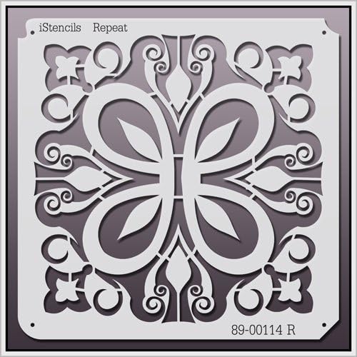 iStencils Repeat Wall Stencil 89-00114 R 11 X 11”