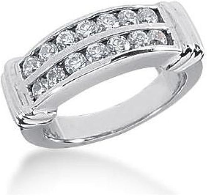 14k Gold Diamond Anniversary Wedding Ring 16